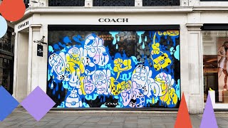 COACH X Oker art installation by Marble Creative Studios [upl. by Nirret]