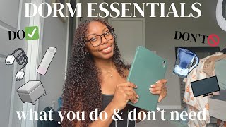 college dorm essentials  what you need amp dont [upl. by Arden]