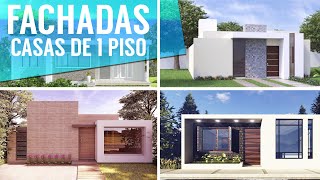 BONITAS FACHADAS de CASAS de UN PISO [upl. by Otipaga]