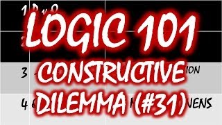 Logic 101 31 Constructive Dilemma [upl. by Holman]