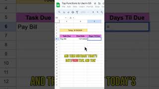 Google Sheets Tip Find the difference between 2 dates [upl. by Aehtorod]