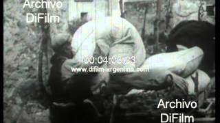 Eruption of Mount Vesuvius  Pelicula Documental 1944 [upl. by Brandwein20]