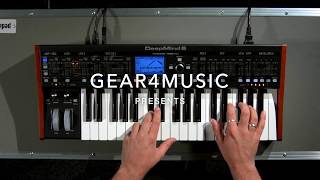 Behringer Deepmind 6 Synthesizer  Gear4music demo [upl. by Gottuard488]