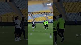 بالأحضانعواد وصبحي يستقبلان الهاني سيلمان قبل مباراة الزمالك وسموحة [upl. by Gnoud]