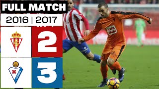 Real Sporting vs SD Eibar 23 20162017 PARTIDO COMPLETO [upl. by Navy]