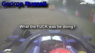 RUSSELL BOTTAS CRASH UNCENSORED RADIO  Imola 2021 [upl. by Okoyik]