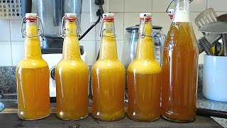 Beginners Guide To Fermentation Bottling  Flavoring Kombucha [upl. by Gnep]