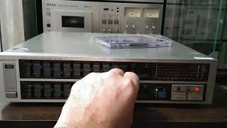 Kenwood GE700 эквалайзер графический 1984г [upl. by Lashoh]