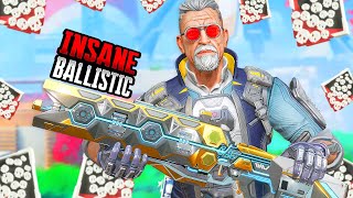 INSANE BALLISTIC 48 KILLS amp 8700 DAMAGE IN TWO GAMES Apex Legends Gameplay [upl. by Yliak186]