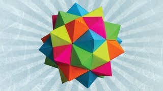 Origami Compound of 5 Octahedra Meenakshi Mukerji [upl. by Harsho]