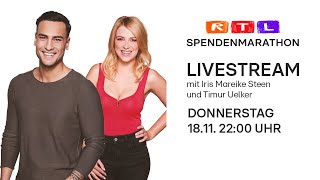 LIVE 🔴 Die große SpendenmarathonWebshow 2 mit Mareike und Timur von GZSZ um 2200 Uhr 🥳 [upl. by Aicilihp]