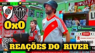 REAÇÕES DOS TORCEDORES DO RIVER  RIVER PLATE 0X0 ATLÉTICO MG  LIBERTADORES 2024 [upl. by Maziar]