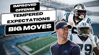 Carolina Panthers Improved Offense Tempered Expectations and Big Moves [upl. by Aikrahs22]