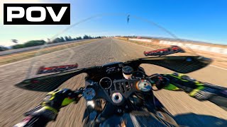 Iván Ortolá Helmet POV  Yamaha R1 [upl. by Ball]