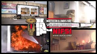 NIFSI side by side fire sprinkler  flashover trailer [upl. by Arimat]