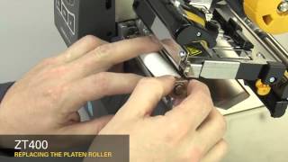 How Do I change the Platen Roller on my ZT410 [upl. by Riannon427]