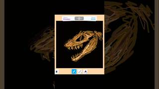 Dinosaur Drawing speeddraw roblox drawing shorts digitalart gaming painting art artist [upl. by Eiramanin]