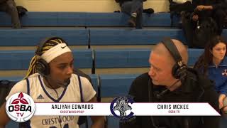 Aaliyah Edwards Crestwood Prep  UConn commit  Class of 2020  Highlights amp interview [upl. by Anaderol]