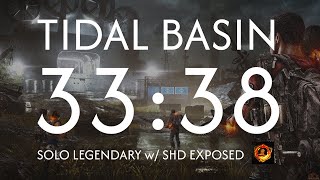 3338 Solo Legendary  Tidal Basin SHD Exposed  The Division 2 [upl. by Ewolram871]