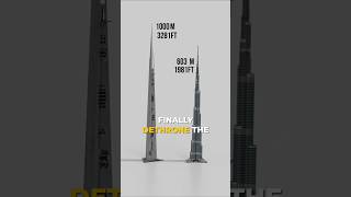 Jeddah Tower Finally Restarts Construction megaproject jeddahtower jeddahcity saudiarabia [upl. by Llerrit]