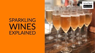 Learn Wine in 1 Minute  Sparkling Wines  High Definition Short Lesson For Beginners [upl. by Atsirhcal389]