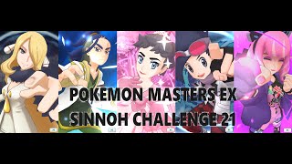 Pokémon Masters EX  Sinnoh Challenge HoF No 21 [upl. by Orly]