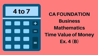 CA Foundation  Time Value Of Money  Business Mathematics  Module [upl. by Rehpotsihc]