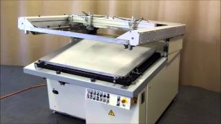 Thieme 520 Flatbed Screen Printer [upl. by Yddor957]