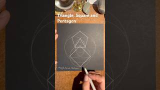 How to draw a Triangle Square and Pentagon within the Triquetra fast [upl. by Esyla188]