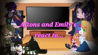 Aftons and Emilys react to Izuku Afton and Katsuki Emily AU [upl. by Beyer100]