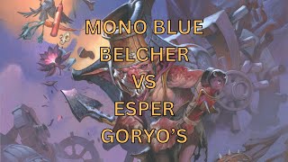 Gameplay Modern  Mono Blue Belcher vs Esper Goryos Vengeance [upl. by Arick]