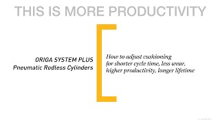 How to Adjust the Cushioning for the OSPP Rodless Linear Actuator  Parker Hannifin [upl. by Kernan]