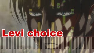 Levi choice ThanksATTKT  Attack on titan season 3 [upl. by Arrac557]