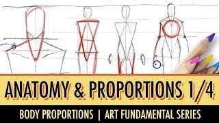 Drawing the Human Figure  Proportions  Tutorial PART I [upl. by Una]