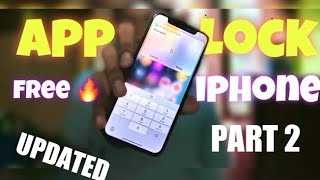 How to lock app in iphone Il Applock I privacy  Part 2  Updated 🔥 [upl. by Zabrina]