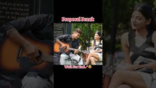 Proposal Prank🤭😍With Singing Songs teamjhopdik shorts singing [upl. by Tansy29]