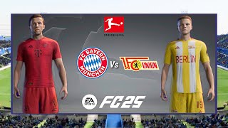 Bayern Munich vs Union Berlin  BUNDESLIGA 2425  2024 Full Match 4K  FC 25 [upl. by Levon]