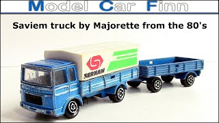 Saviem SM Europe truck by Majorette  80s toy [upl. by Anierdna]