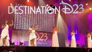 2023 Destination D23 Intro Hercules Medley featuring Michael James Scott Bob Iger and More [upl. by Astrea]