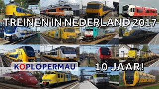 Treinen in Nederland 2017 mega treinen compilatie van treinen in Nederland en andere landen [upl. by Eiddet]