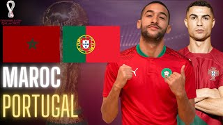 🔴🇲🇦🇵🇹 MAROC  PORTUGAL LIVE  🇲🇦ALLEZ LE MAROC  QUARTS DE FINALE  COUPE DU MONDE 2022  WORLD CUP [upl. by Niwrud82]