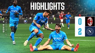 Highlights  Milan  Napoli 02  Serie A  10ª giornata [upl. by Nemhauser]