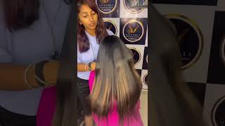 Acha lag ta hai shortvideo hairstyle reelsinstagram hair  salon hairsmootheningandkeratint [upl. by Lyckman665]