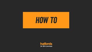 How to fit a Halfords Advanced 2 E Bike Platform Bike Carrier [upl. by Denyse231]