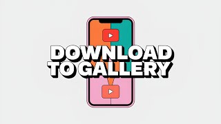 How To Download Youtube Video In Gallery 2025 [upl. by Bilat378]