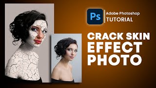 Create CRAZY CRACK SKIN Effect In Photoshop 2024 photoshop photoshoptutorial manipulation [upl. by Rego]