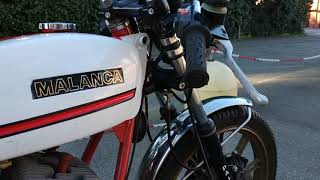 MALANCA 125 e2c sport anni 70le cafè Racer ufficiali di un tempo [upl. by Anilahs]