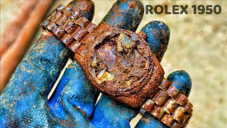 Boy genius restores Rolex watch found in landfill in bad condition [upl. by Bloom]