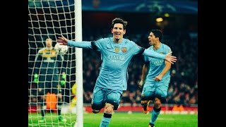 Gol de Messi al Arsenal Relato Mariano Closs 2016 [upl. by Pillihpnhoj]