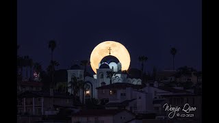 Church Moonrise 4K [upl. by Idolem]